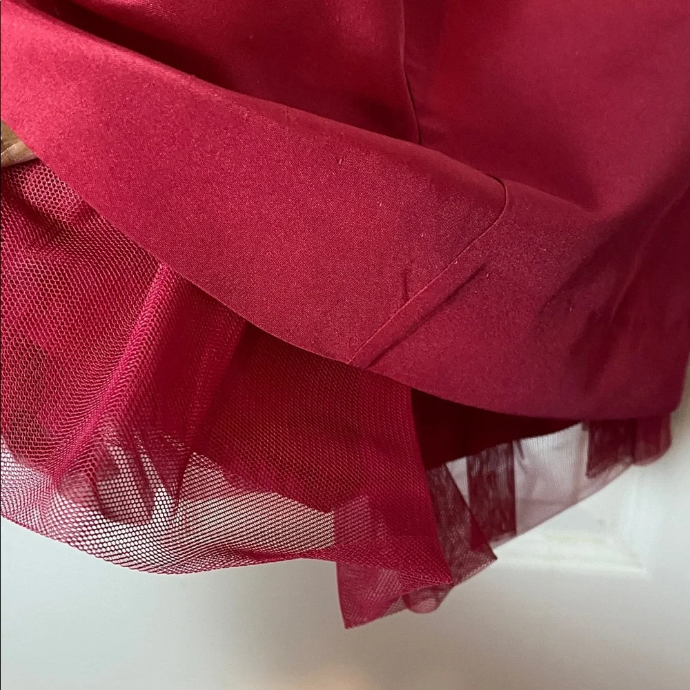 GAP Burgundy Kids Formal Dress Bow Detail Wedding Holiday 4 Year Old Toddler
